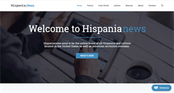Desktop Screenshot of hispanianews.com